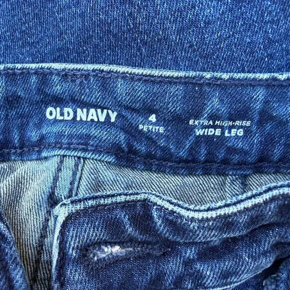 Old Navy Blue Flare & Wide Leg Jeans - Picture 9 of 10